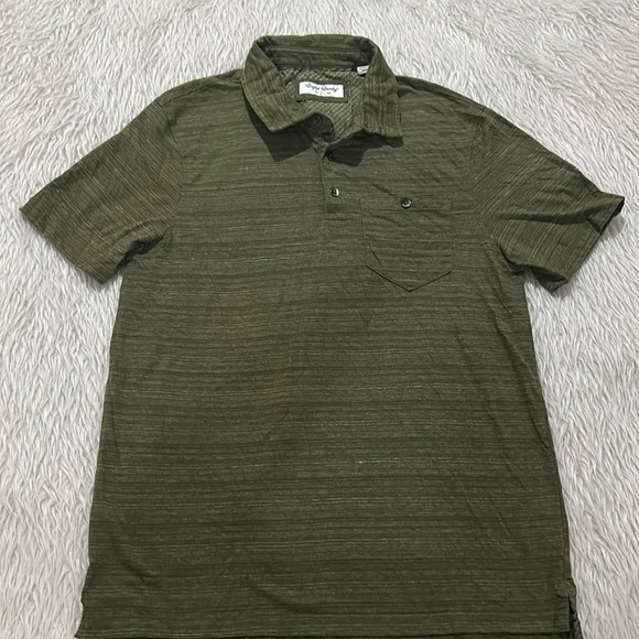 English laundry green polo preppy shirt size medium - Picture 2 of 5